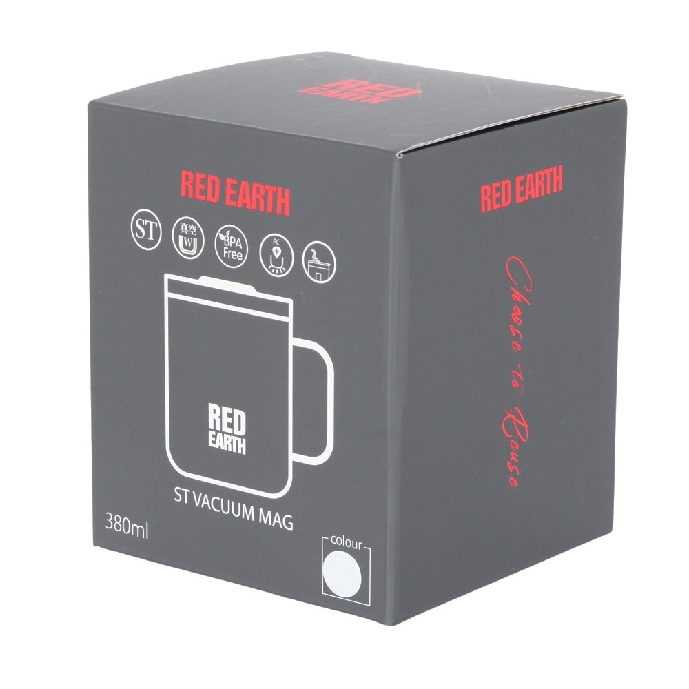 RED EARTH（RED EARTH） 水筒 ボトル ステンレスバキュームマグ 380ml MUG-038Y-WHT