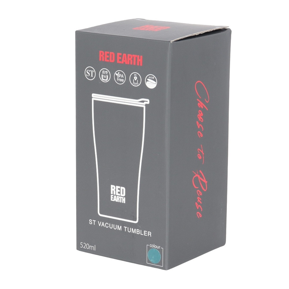 RED EARTH（RED EARTH） 水筒 ボトル マグ ステンレスバキュームタンブラー 520ml TB-052Y-DGRN