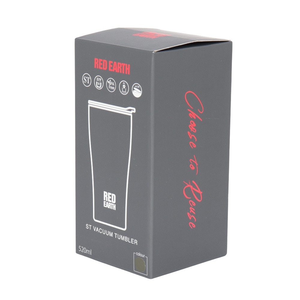 RED EARTH（RED EARTH） 水筒 ボトル マグ ステンレスバキュームタンブラー 520ml TB-052Y-KHK