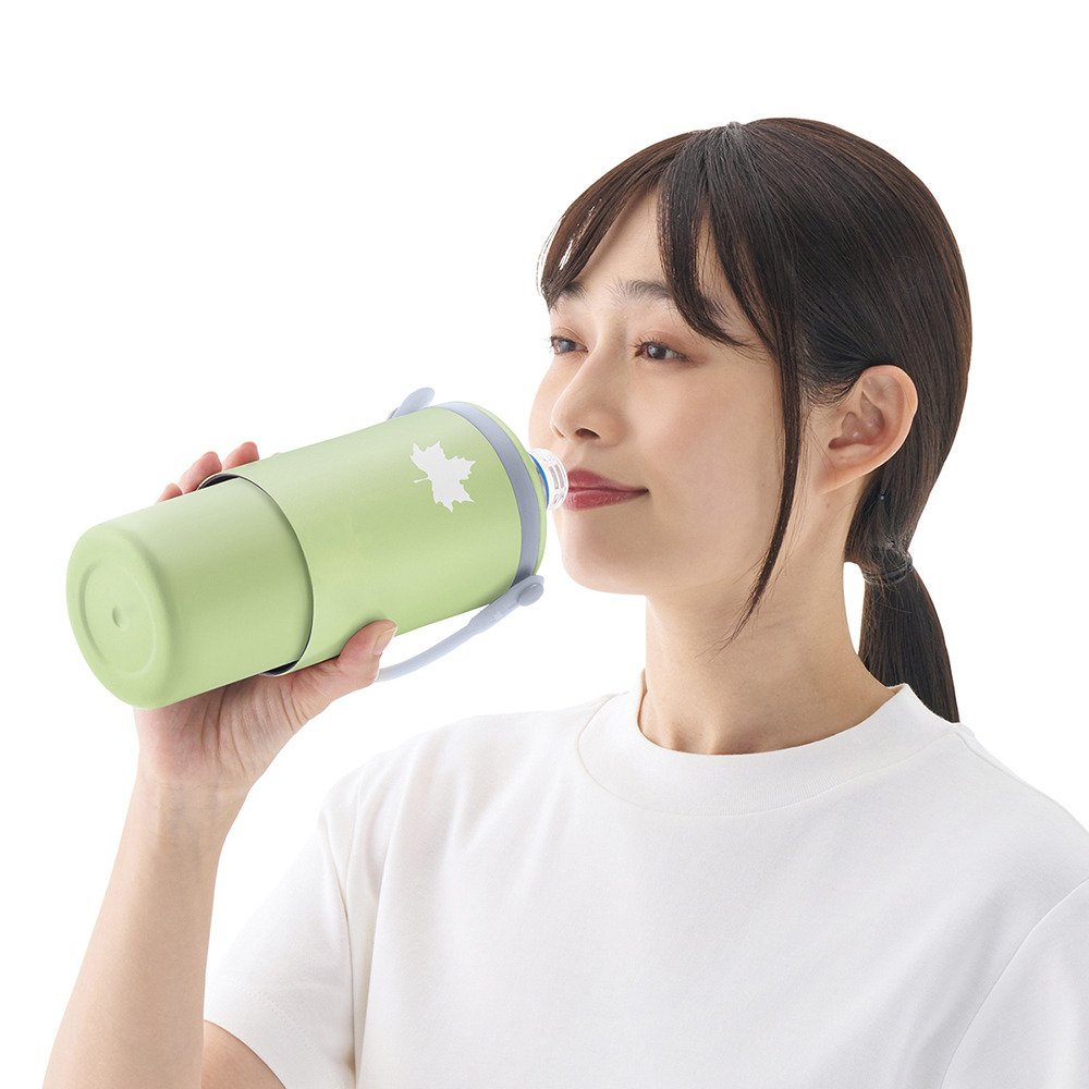 ロゴス（LOGOS） 水筒 ボトル マグ ペットボトルシリンダー グリーン 81287641