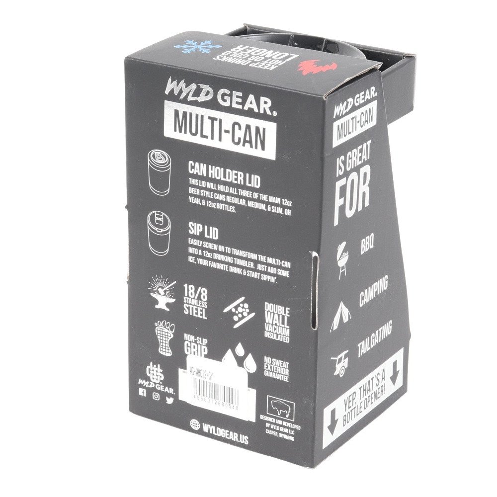 Wyld Gear（Wyld Gear） タンブラー マグ ボトルホルダー マルチカン 保冷 保温 355ml 12oz MC-RWB GR