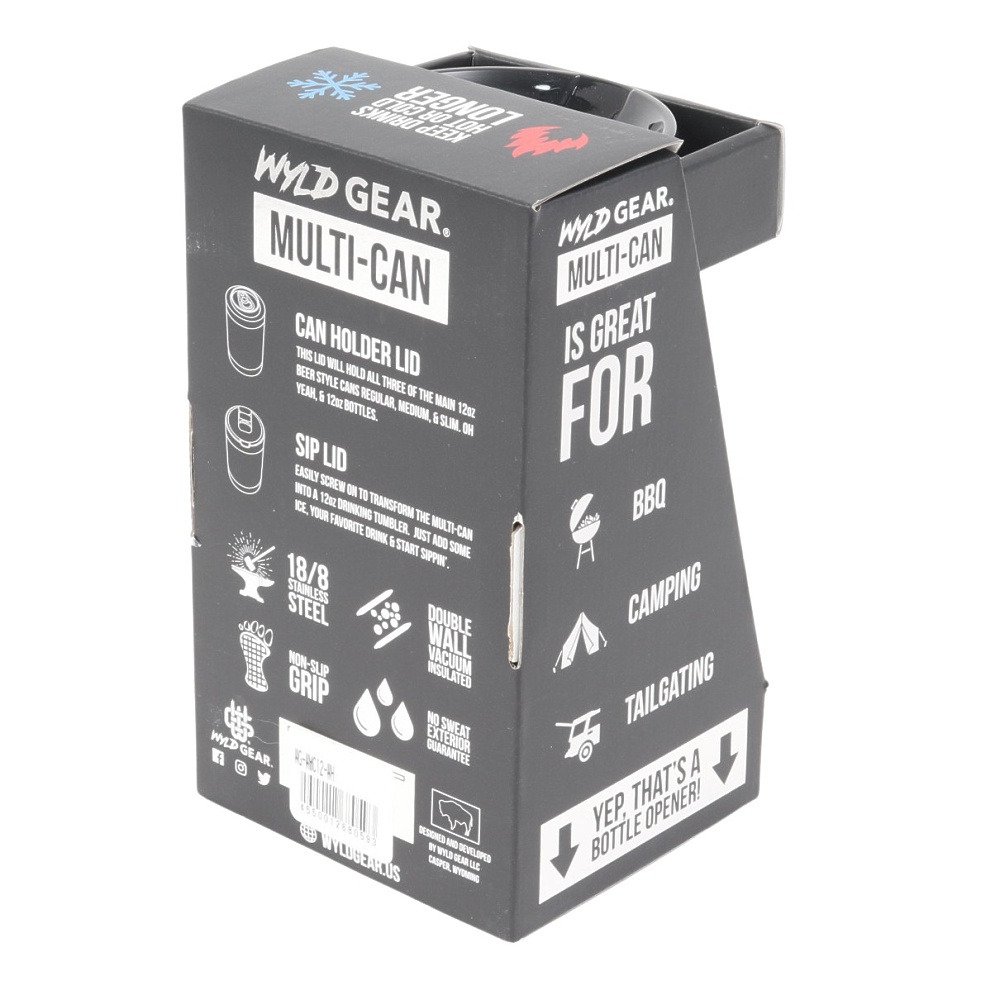 Wyld Gear（Wyld Gear） タンブラー マグ ボトルホルダー マルチカン 保冷 保温 355ml 12oz MC-RWB WH