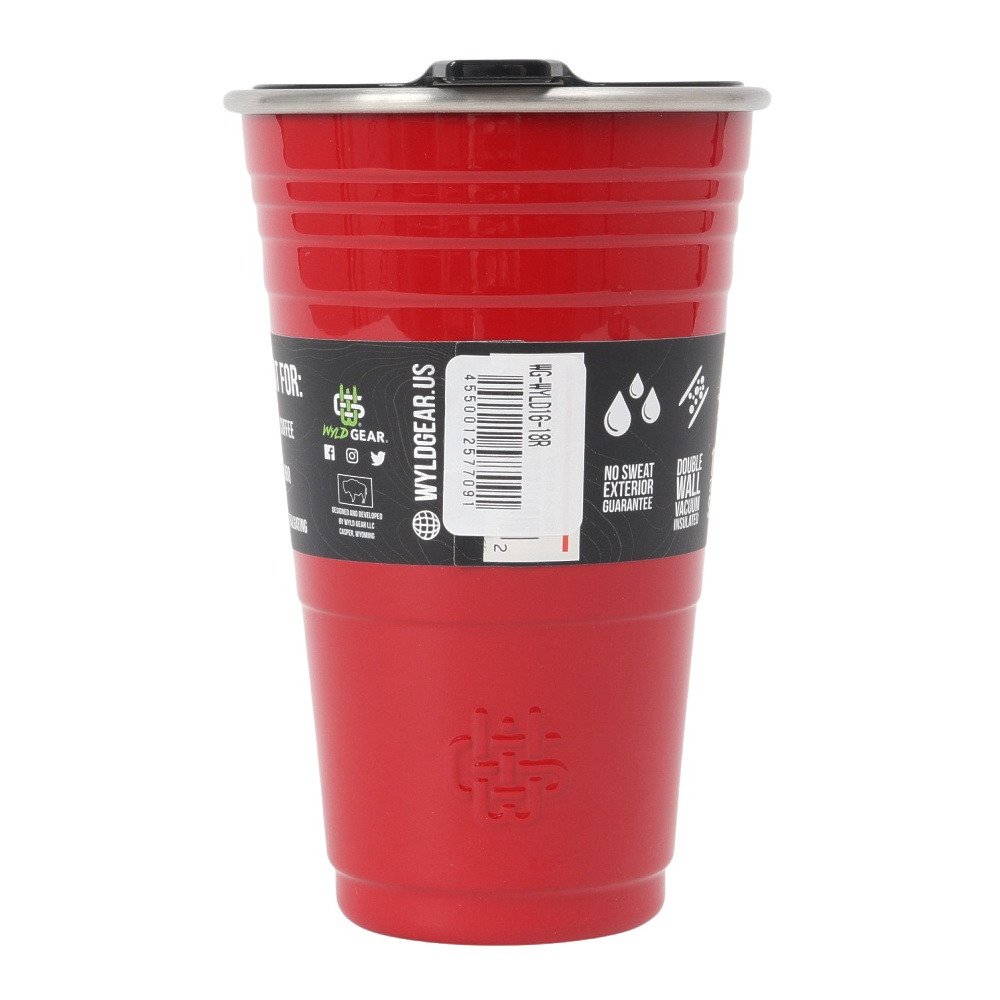 437ml Wyld Gear(Wyld Gear) タンブラー ボトル マグ ワイルドカップ 437ml 16oz WYLD16-18 RD ...