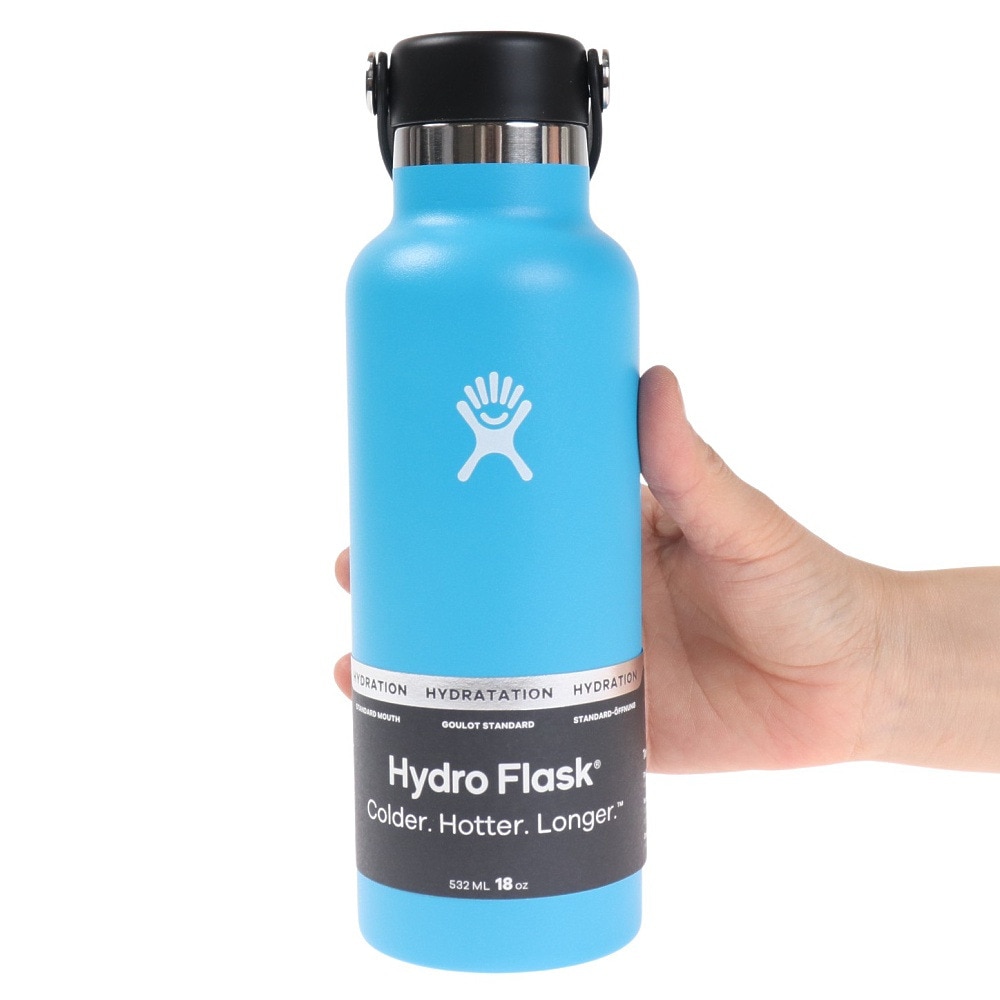 ハイドロフラスク（HydroFlask） 18 oz Standard Mouth 5089013-Pacific  アウトドア・キャンプ用品はエルブレス