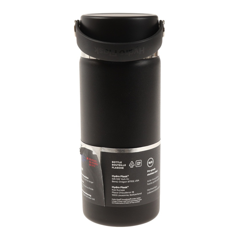 ハイドロフラスク（HydroFlask） 水筒 ボトル マグ 16 oz Wide Mouth 5089022-Black