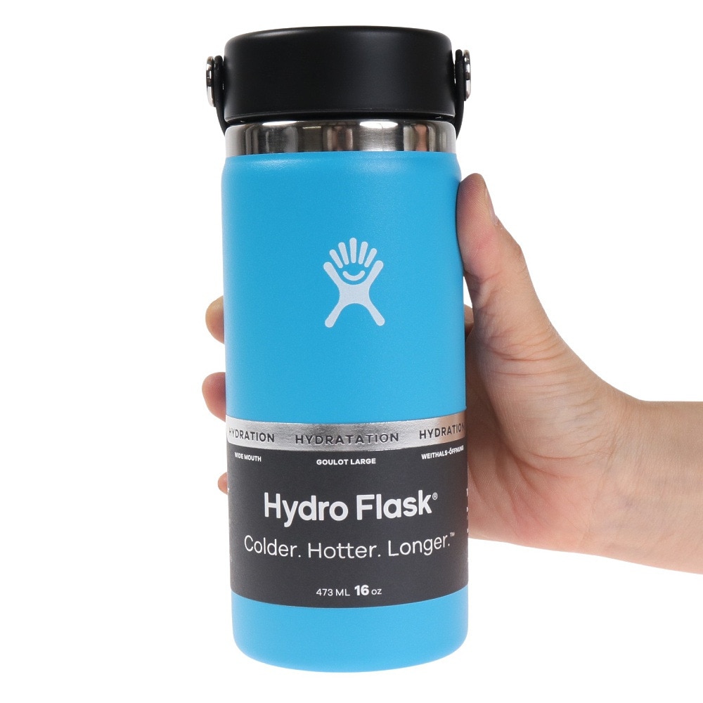 ハイドロフラスク（HydroFlask） 水筒 ボトル マグ 16 oz Wide Mouth 5089022-Pacific