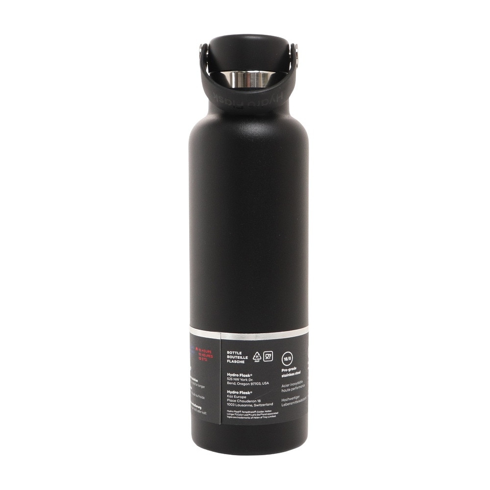 ハイドロフラスク（HydroFlask） 水筒 ボトル マグ 21 oz Standard Mouth 5089014-20Black