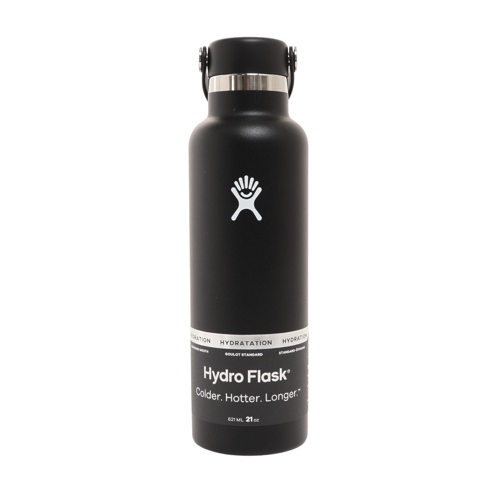 ハイドロフラスク（HydroFlask） 水筒 ボトル マグ 21 oz Standard Mouth 5089014-20Black