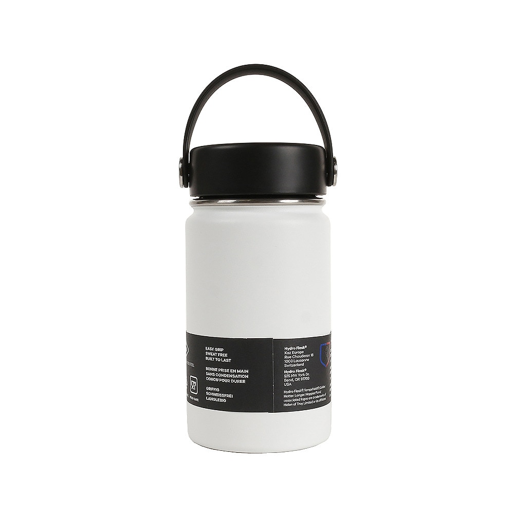 ハイドロフラスク（HydroFlask） 水筒 ボトル マグ 12 oz ワイドマウス 水筒 5089021-01White