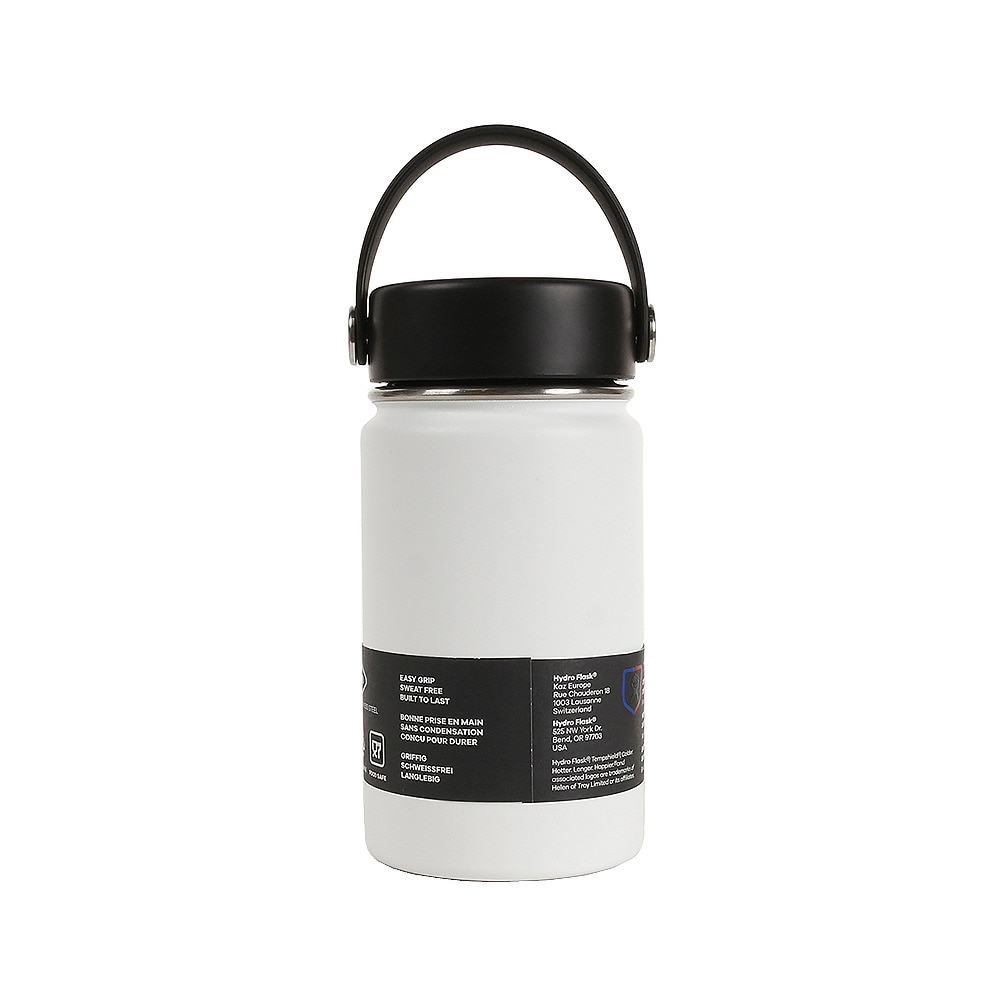 ハイドロフラスク（HydroFlask） 12oz Wide Mouth 水筒 5089021-01White