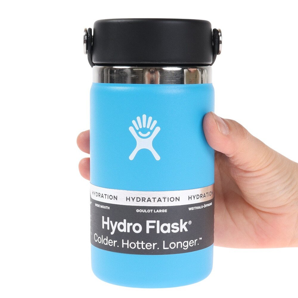 ハイドロフラスク（HydroFlask） 水筒 ボトル マグ 12 oz Wide Mouth 5089021-03Pacific