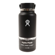 ハイドロフラスク（HydroFlask） 水筒 ボトル マグ 32 oz Wide Mouth 5089025-20Black