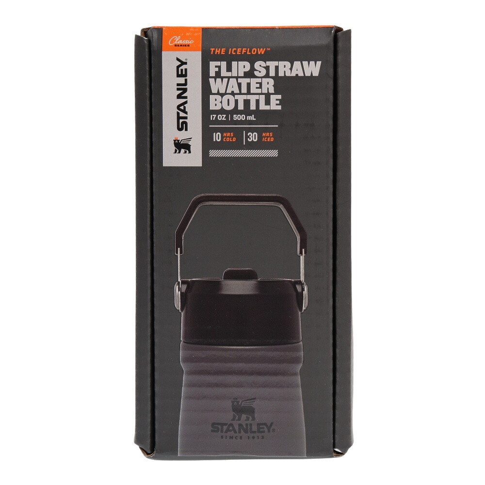 ＳＴＡＮＬＥＹ アイスフローフリップストロー真空ウォーターボトル チャコールグレー 0.5L 10-09991-089 水筒 アウトドア キャンプ BBQ スポーツ