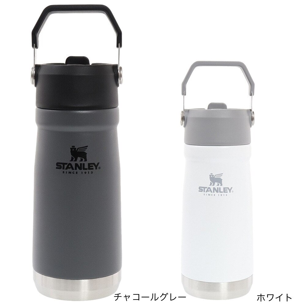 ＳＴＡＮＬＥＹ アイスフローフリップストロー真空ウォーターボトル ホワイト 0.5L 10-09991-088 水筒 アウトドア キャンプ BBQ スポーツ