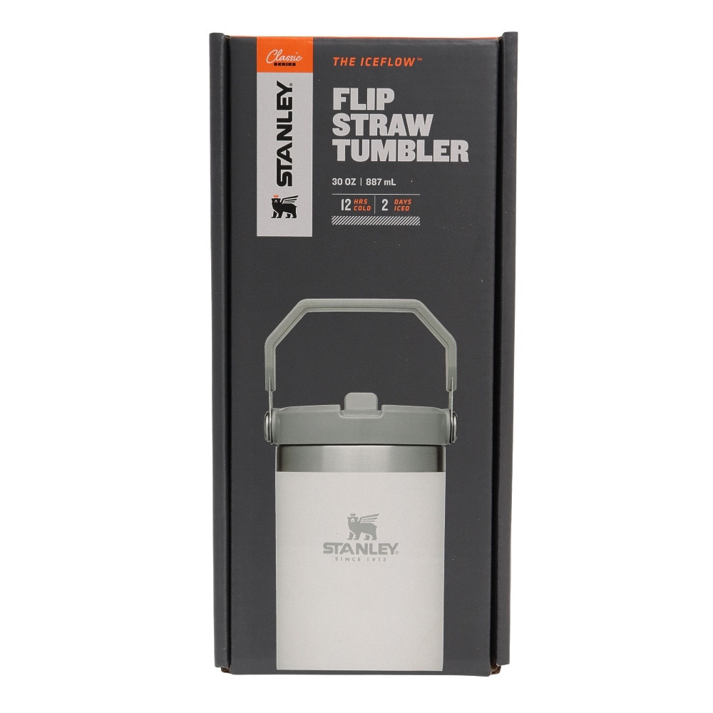 スタンレー（STANLEY） アイスフローフリップストロー真空タンブラー ホワイト 0.88L 10-09993-119 水筒 ボトル アウトドア キャンプ BBQ スポーツ