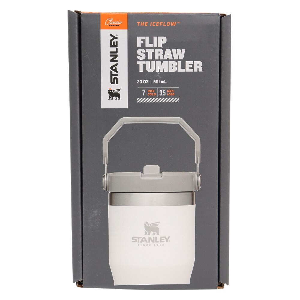 スタンレー（STANLEY） アイスフローフリップストロー真空タンブラー ホワイト 0.59L 10-09994-102 水筒 ボトル アウトドア キャンプ BBQ スポーツ
