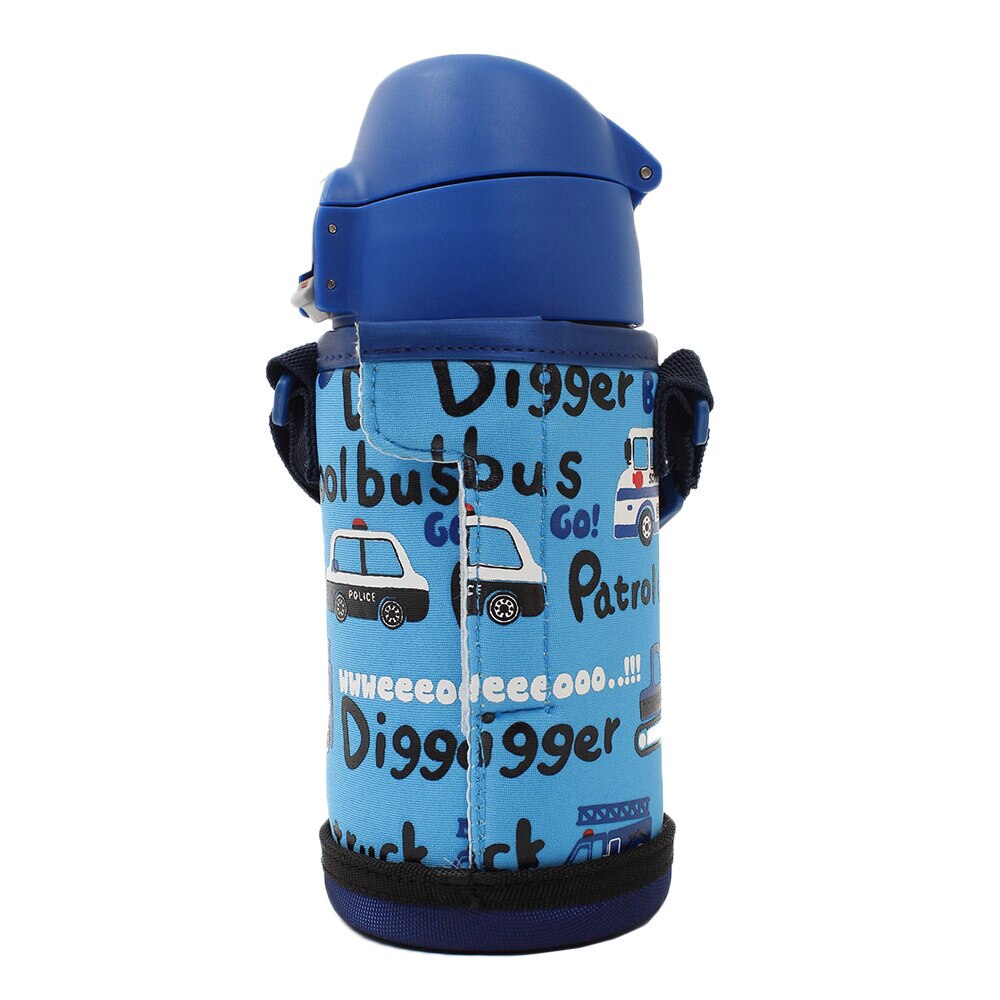 水筒 キッズ 2wayこども水筒 450ml クルマ 7325dbks450bl ドウシシャ エルブレス 水筒 キッズ 2wayこども水筒 450ml クルマ 7325dbks450bl ドウシシャ エルブレス