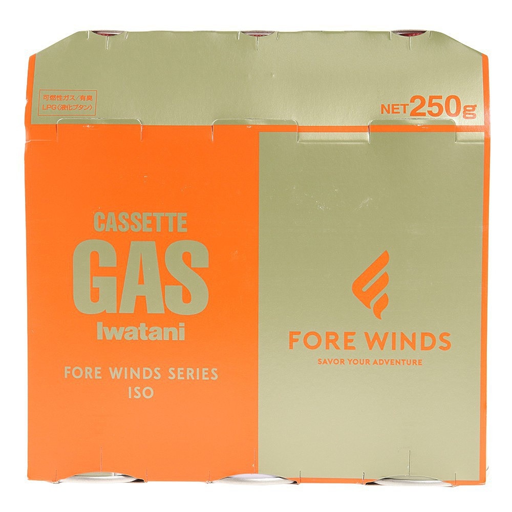 FORE WINDS（FORE WINDS） カセットガス FORE WINDS イソ 3本パック FW-250-IS