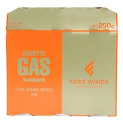 カセットガス FORE WINDS イソ 3本パック FW-250-IS