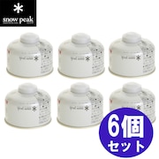 ギガパワーガス 110イソ 6個セット GP-110SR ガス缶 燃料