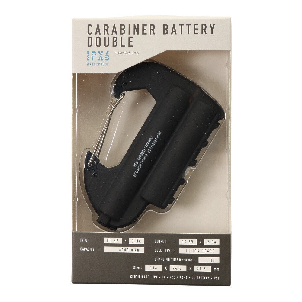 買得 CARABINER BATTERY CRB-011 ブラック EL COMMUN najarganesh.com