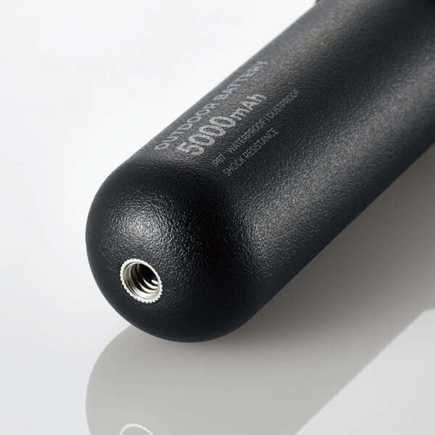 エレコム（ELECOM） 防災 防災用品 非常用 災害 モバイルバッテリー NESTOUT 5000mAh DE-NEST-5000BK