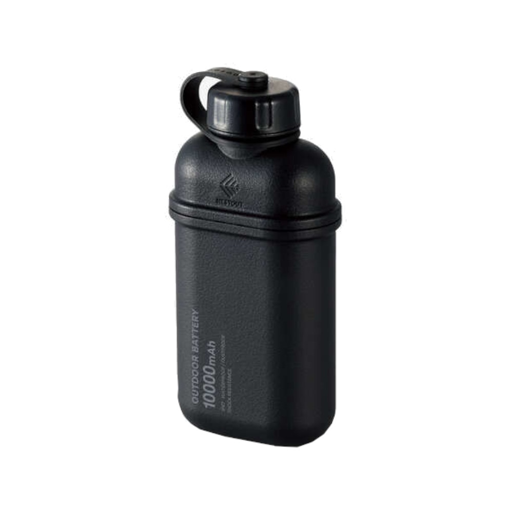 エレコム（ELECOM） 防災 防災用品 非常用 災害 モバイルバッテリー 防水 防塵 NESUOUT 10000mAh/20W/C×1+A×1 DE-NEST-10000BK