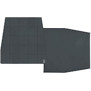ホールアース（Whole Earth） アースデュラ W ルーム+ グランドシート + マット セット WE23DG58 GRY アウトドア キャンプ用品 