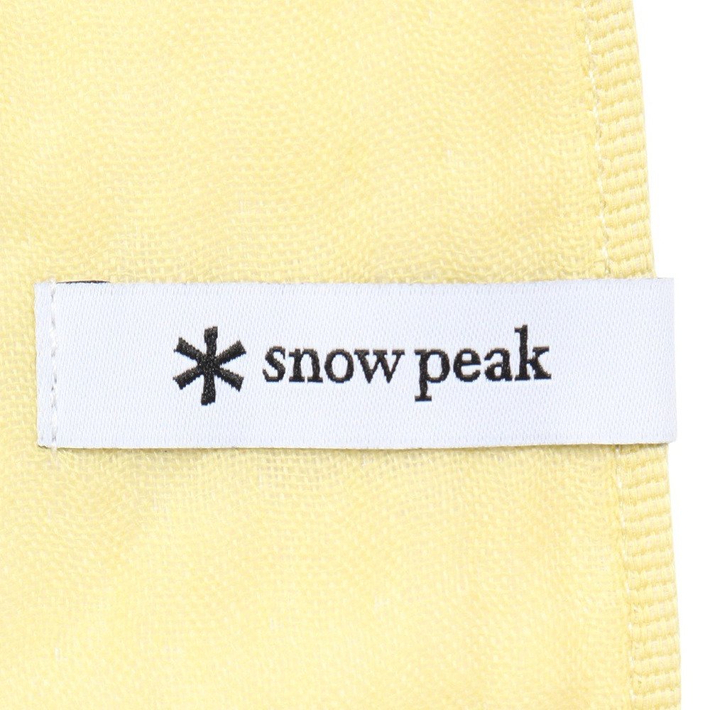 スノーピーク（snow peak） ソフトガーゼショール ライトイエロー UG-581-YL