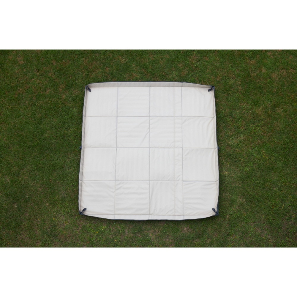 ホールアース（Whole Earth） マット シート クッション入り チャンバーマット CHAMBER MAT WE2MDG10 GRY アウトドア キャンプ