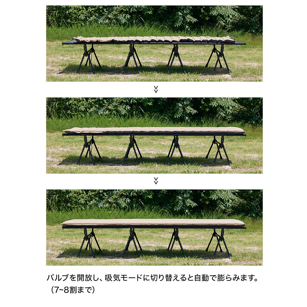 WAQ（WAQ） リラクシングワイドマット WAQ オリーブ
