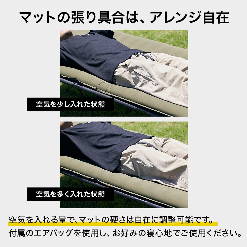 WAQ（WAQ） リラクシングワイドマット WAQ ブラック