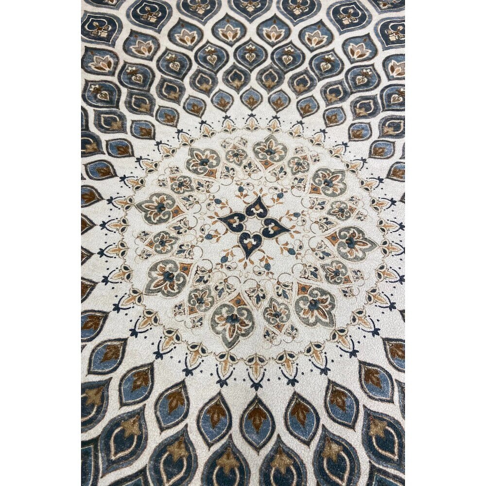 スタイルボートマーケット（styleboatmarket） ヨガマット ストレッチ トレーニング 天然ゴム Vintage Kilim Navy グランピングマット 1mm 8161-012-033