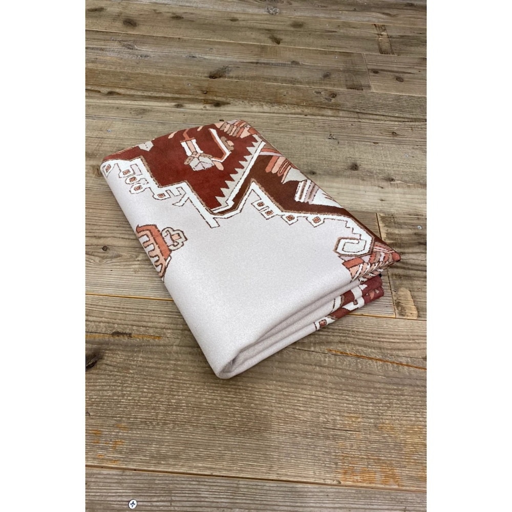 スタイルボートマーケット（styleboatmarket） ヨガマット ストレッチ トレーニング 天然ゴム Vintage Kilim Pink グランピングマット 1mm 8161-012-036