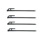 ペグ スチール 20cm 4本セット ソリッドステーク20 R-102 キャンプ設営用具