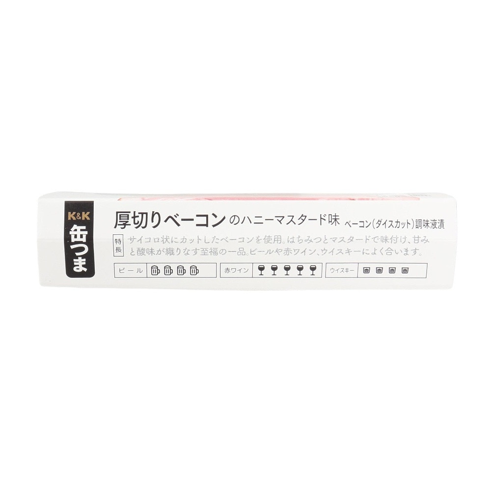 K&K（K&K）（メンズ、レディース、キッズ）缶つま 厚切りベーコンのハニーマスタード 105g 0417363