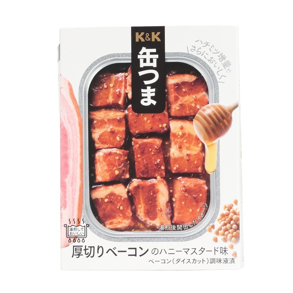 K&K（K&K）（メンズ、レディース、キッズ）缶つま 厚切りベーコンのハニーマスタード 105g 0417363