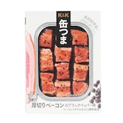 (メンズ、レディース、キッズ)缶つま 厚切りベーコン ブラックペッパー味 105g 0417364