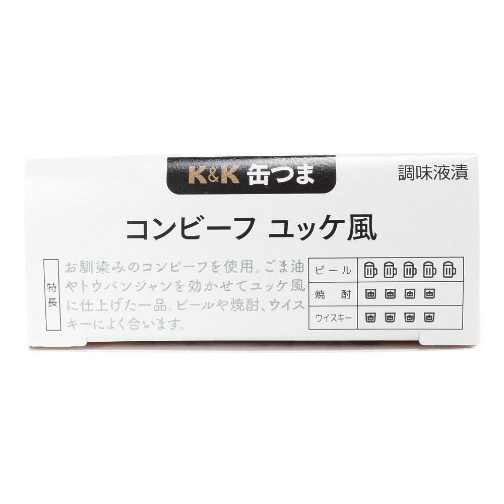 ケーアンドケー（K&K）（メンズ、レディース、キッズ）K&K 缶つま コンビーフ ユッケ風 80g 0417451