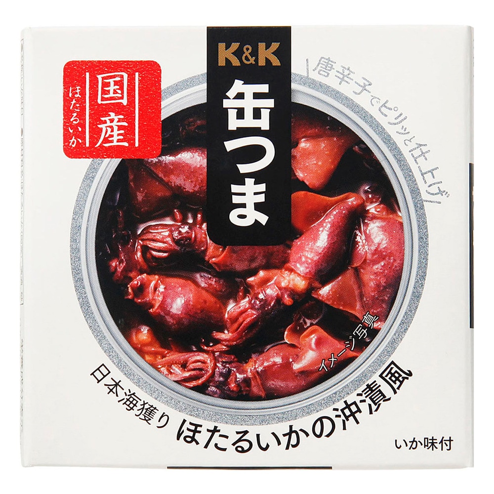 K&K（K&K） 缶つま 日本海獲りほたるいかの沖漬風 0317813