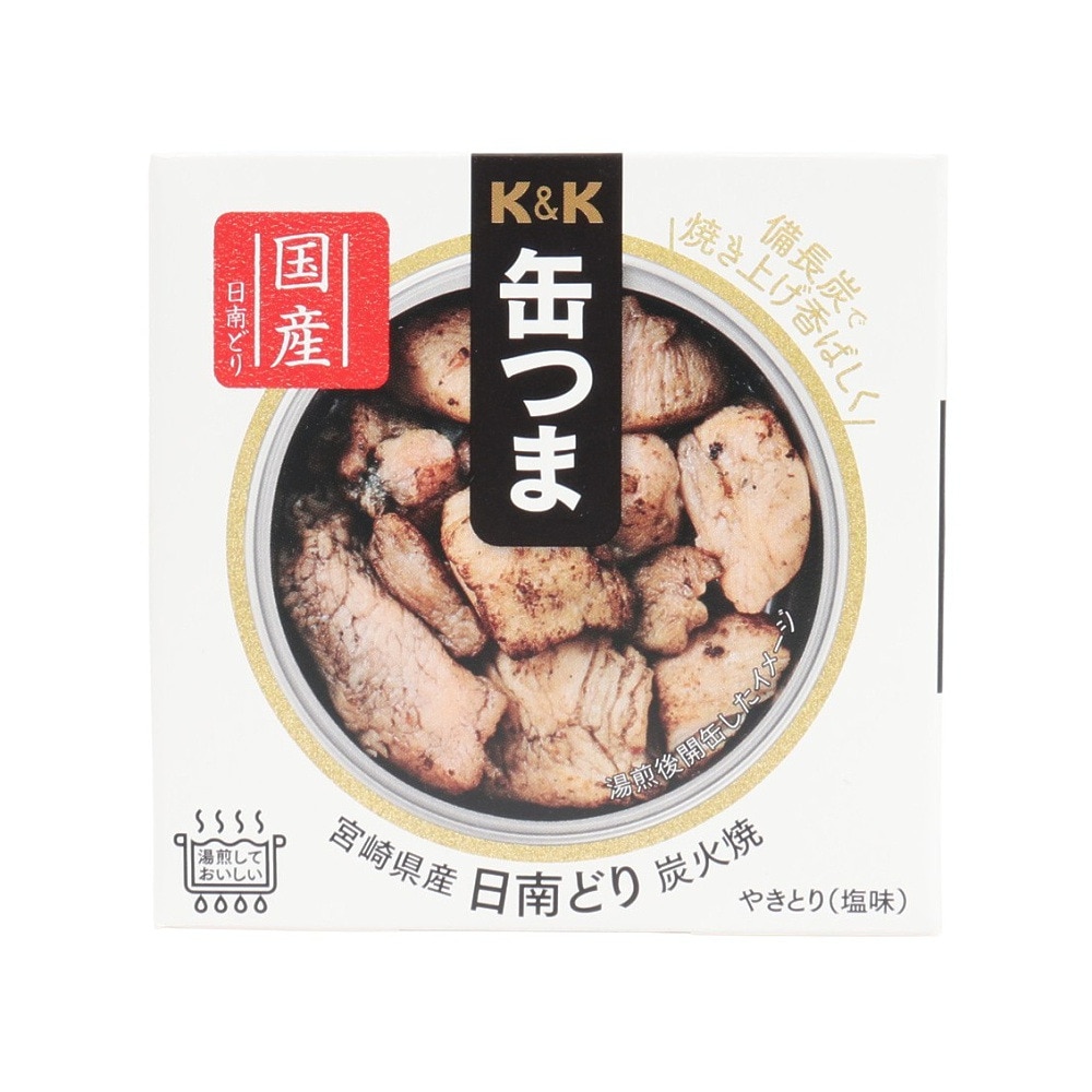 K&K（K&K）（メンズ、レディース、キッズ）缶つま 宮崎県産 日南どり炭火焼 45g 0417611