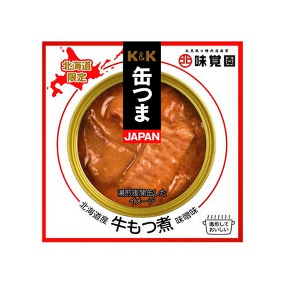 K&K（K&K）（メンズ、レディース、キッズ）缶つま 北海道産牛もつ煮味噌味 0417506