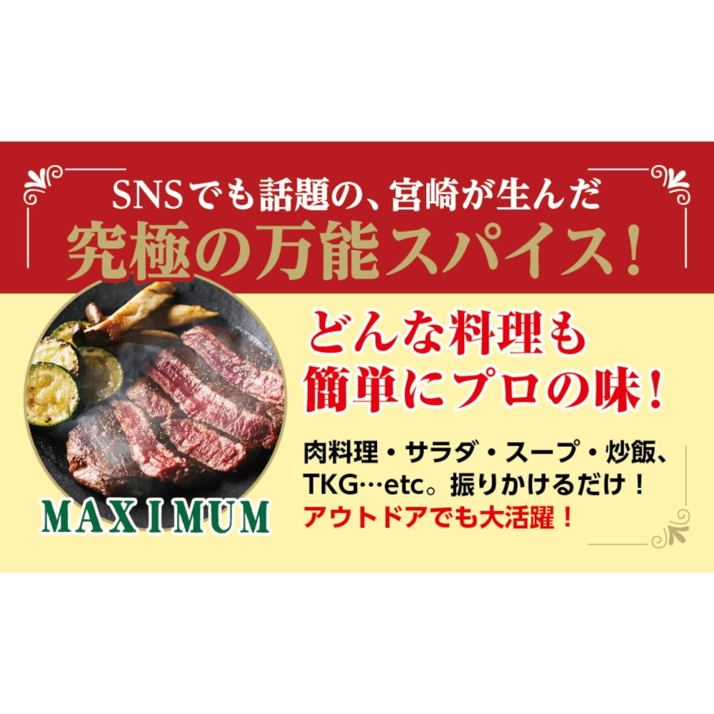 中村食肉 マキシマム オリジナル スパイス 140g BBQ 調味料 アウトドア