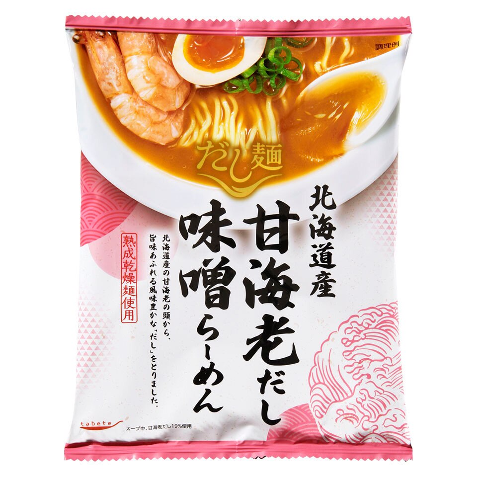 K&K（K&K） tabeteだし麺 北海道産甘海老だし味噌らーめん 5132278