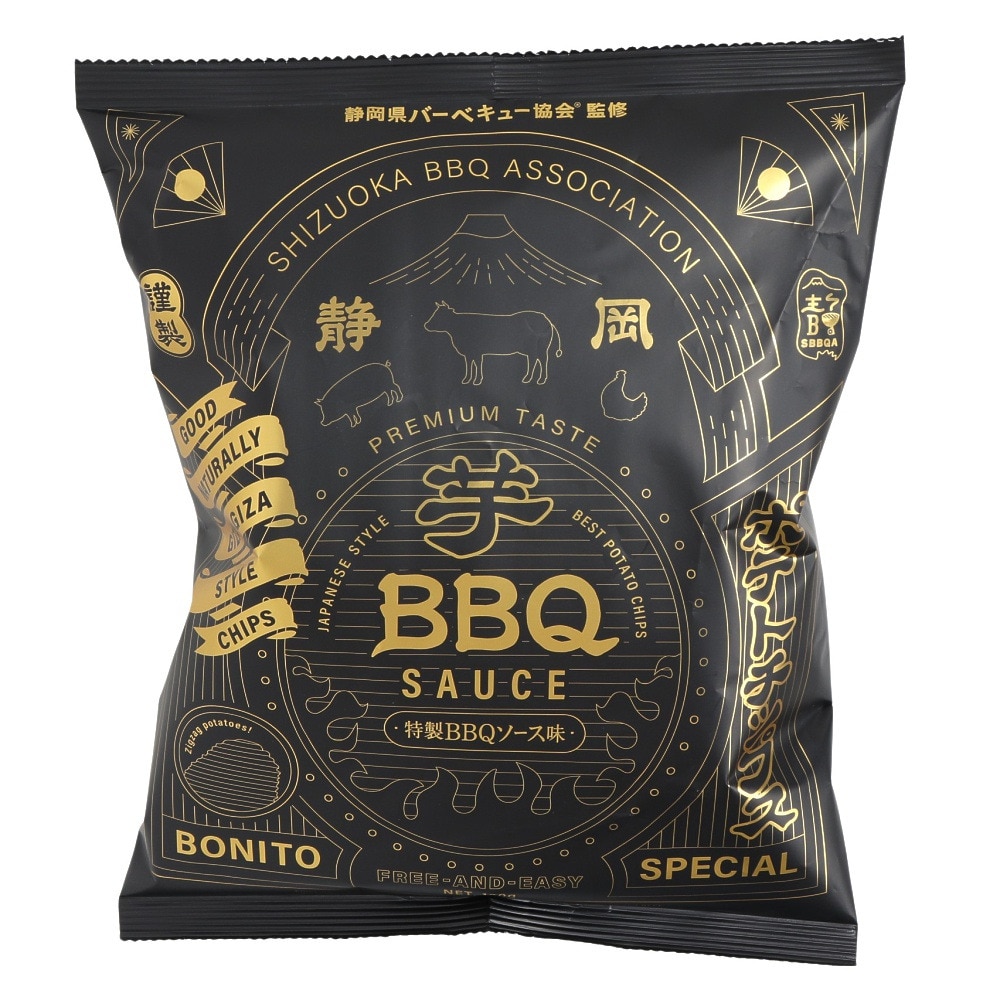 あきんど（メンズ、レディース、キッズ）静岡 特製BBQソース味 ポテトチップス 100g 640