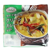 (メンズ、レディース、キッズ)タイで食べたグリーンカレーセット 216g 2~3人前