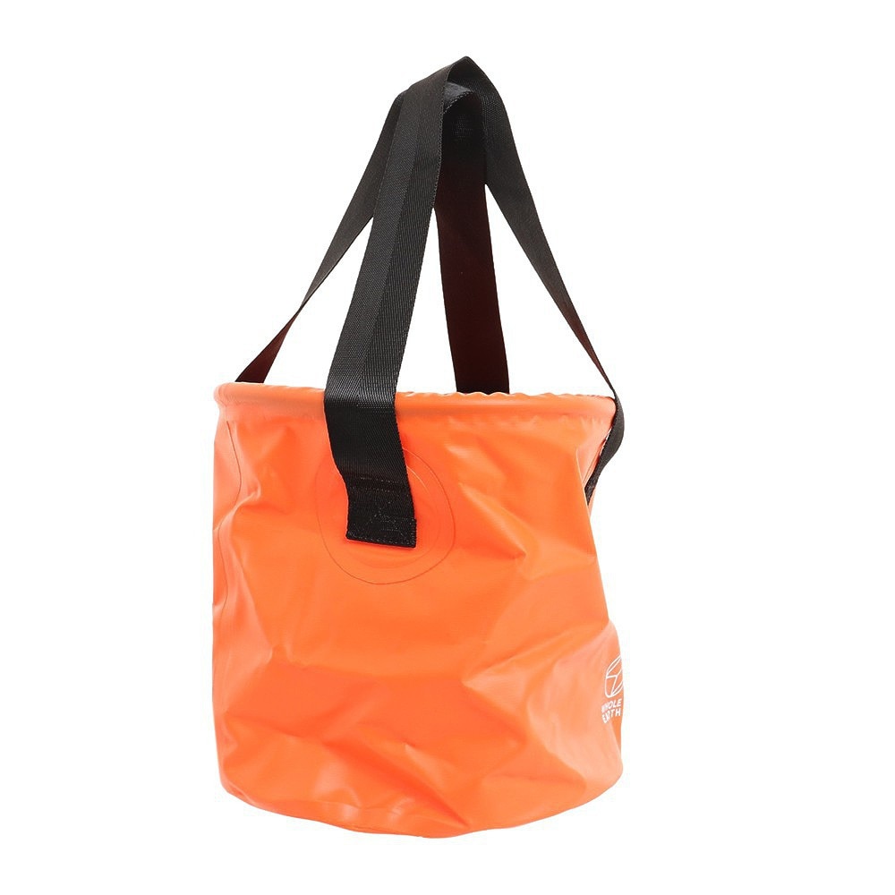 ホールアース（Whole Earth） PVC ウォーターバケット WE2MDZ03 ORG オレンジ バケツ 10L キャンプ 釣り アウトドア