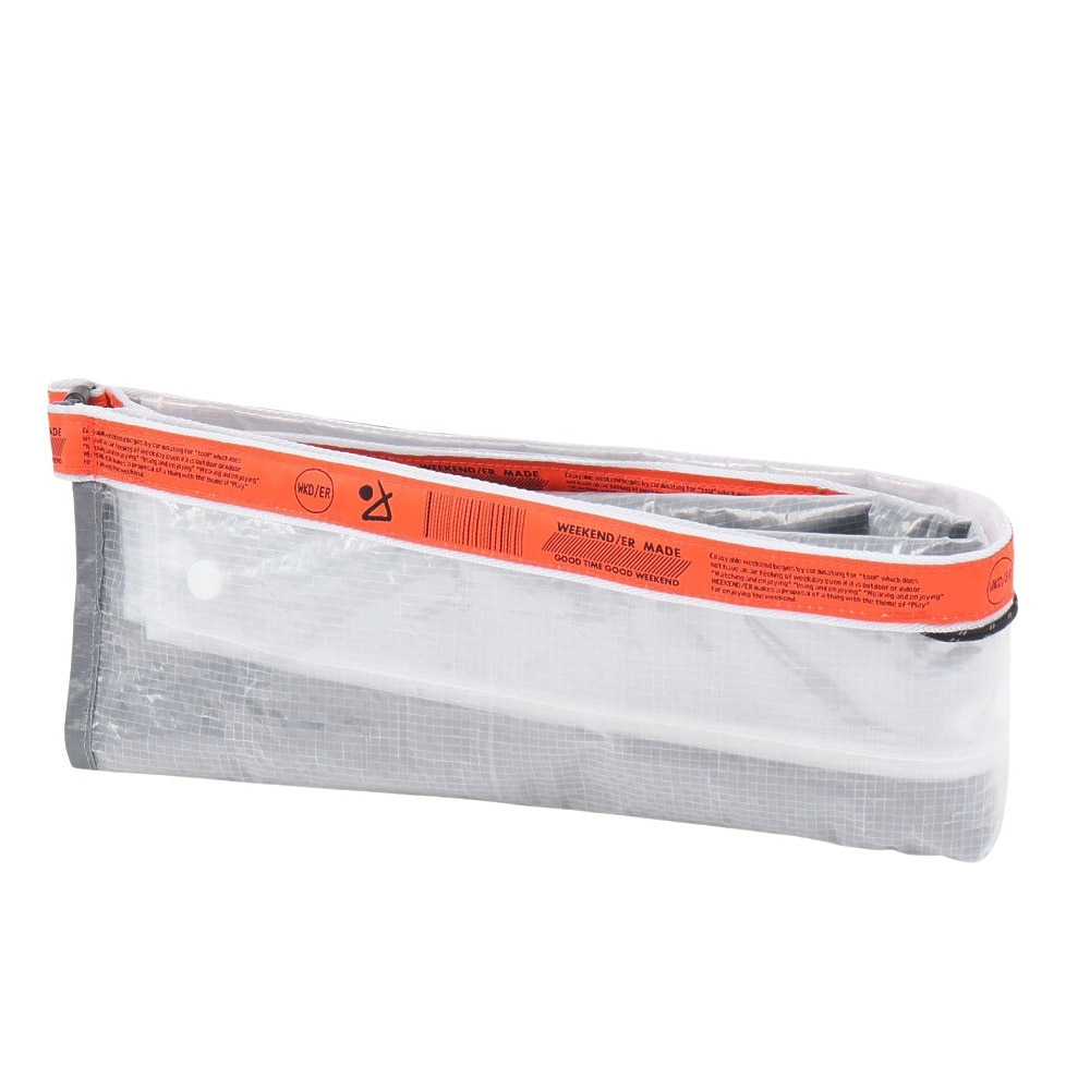 hinata（hinata） hinata×WEEKEND(ER) アウトドア トラッシュバッグ H002-otdtrsb-orange-gray