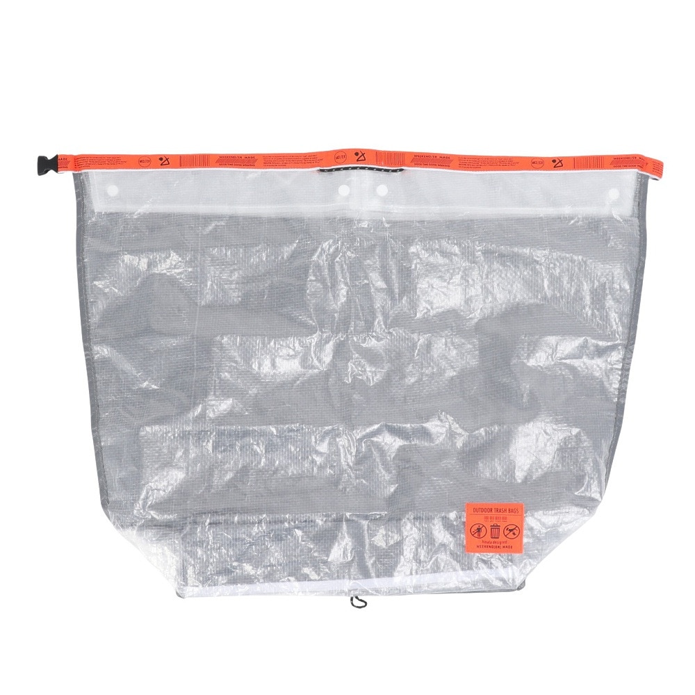 hinata（hinata） hinata×WEEKEND(ER) アウトドア トラッシュバッグ H002-otdtrsb-orange-gray