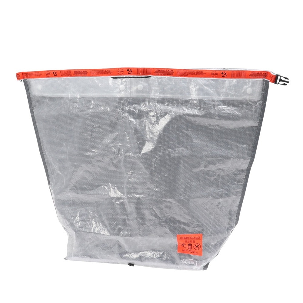 hinata（hinata） hinata×WEEKEND(ER) アウトドア トラッシュバッグ H002-otdtrsb-orange-gray